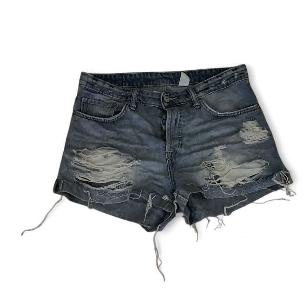 Distressed Denim Women's Shorts